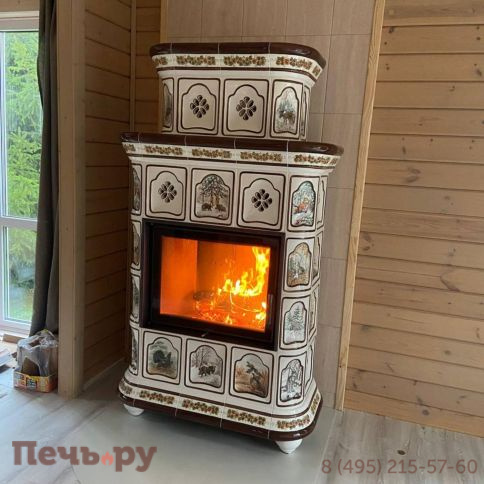 Готовый камин КимрПечь Истра пристенный-двухъярусный фото 39