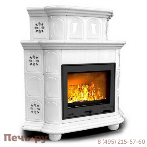 Готовый камин КимрПечь Прованс двухъярусный угловой с топкой Астов К7454 фото