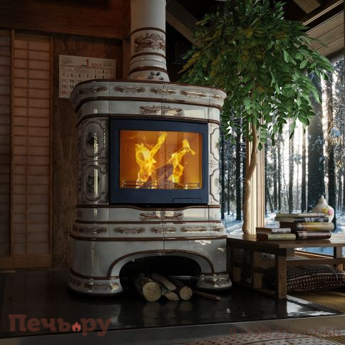 Готовый камин КимрПечь Сконе пристенный фото 13