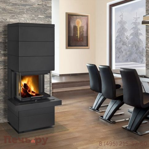 Готовый камин  Romotop Cara CSN Akum метал фото