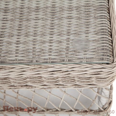Гранд Латте 4SiS стол журнальный из искусственного ротанга, цвет бежевый фото 3