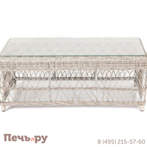 Гранд Латте 4SiS стол журнальный из искусственного ротанга, цвет бежевый фото 5