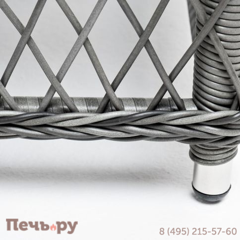 Гранд Латте 4SiS стол журнальный из искусственного ротанга, цвет графит фото 4