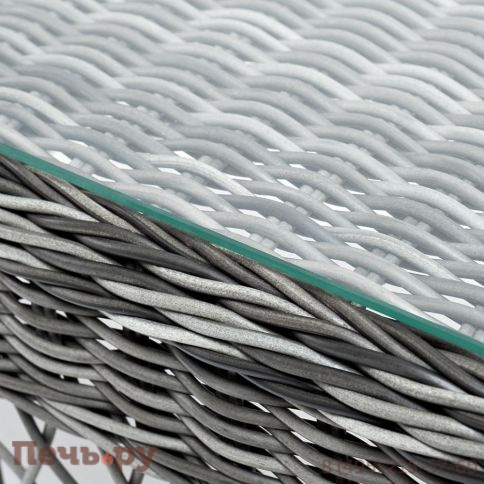 Гранд Латте 4SiS стол журнальный из искусственного ротанга, цвет графит фото 5