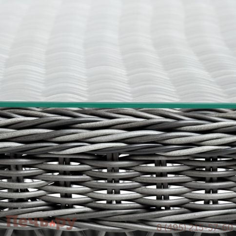 Гранд Латте 4SiS стол журнальный из искусственного ротанга, цвет графит фото 6