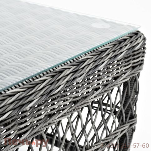 Гранд Латте 4SiS стол журнальный из искусственного ротанга, цвет графит фото 8