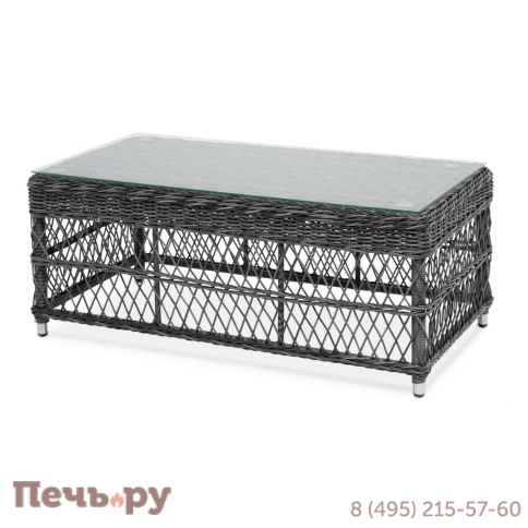 Гранд Латте 4SiS стол журнальный из искусственного ротанга, цвет графит фото