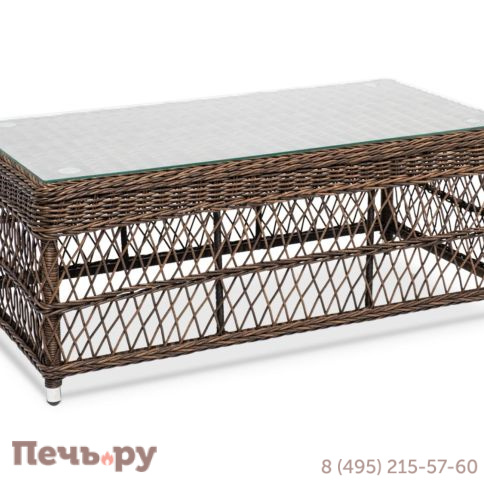 Гранд Латте 4SiS стол журнальный из искусственного ротанга, цвет коричневый фото 3