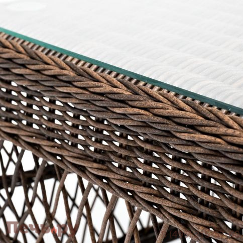 Гранд Латте 4SiS стол журнальный из искусственного ротанга, цвет коричневый фото 4