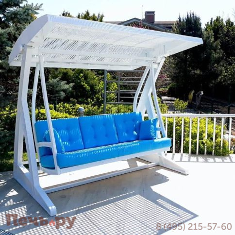 Качели пластиковые плетеные с подушкой Siesta Contract Hawaii фото 9