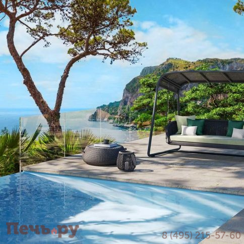 Качели плетеные с подушкой Atmosphera Ludo фото 3