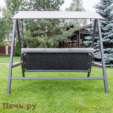 Качели Royal Family Loan трехместные из стали фото 10
