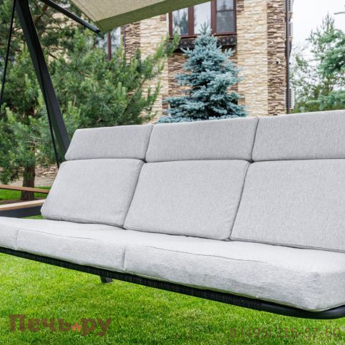 Качели Royal Family Loan трехместные из стали фото 4