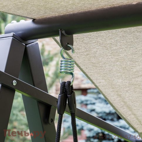 Качели Royal Family Loan трехместные из стали фото 5