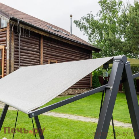 Качели Royal Family Loan трехместные из стали фото 8