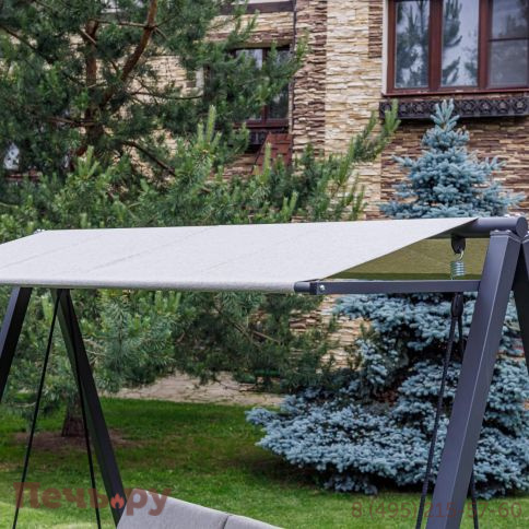 Качели Royal Family Loan трехместные из стали фото 9