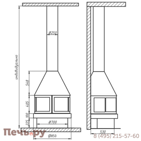 Камин Aves 27 Сорренто фото 3