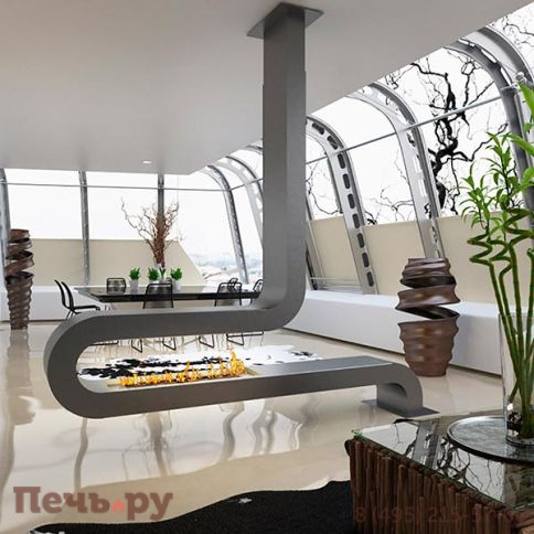 Камин CL Design ESSE inox gas фото