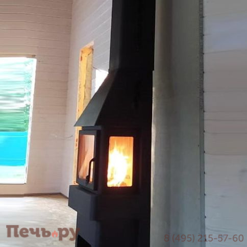 Камин ЭкоКамин Бавария три стекла фото 7