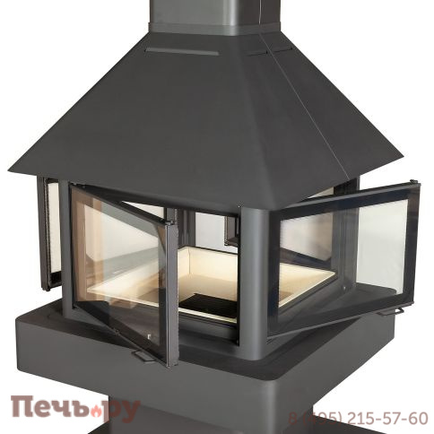 Камин ЭкоКамин Эклипс островной гигант фото 3