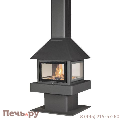 Камин ЭкоКамин Эклипс островной гигант фото
