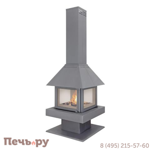 Камин ЭкоКамин островной Эклипс 4D фото 2