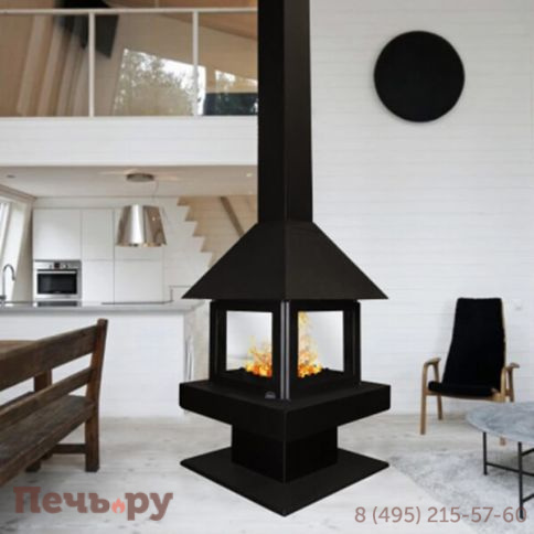 Камин ЭкоКамин островной Эклипс 4D фото 3