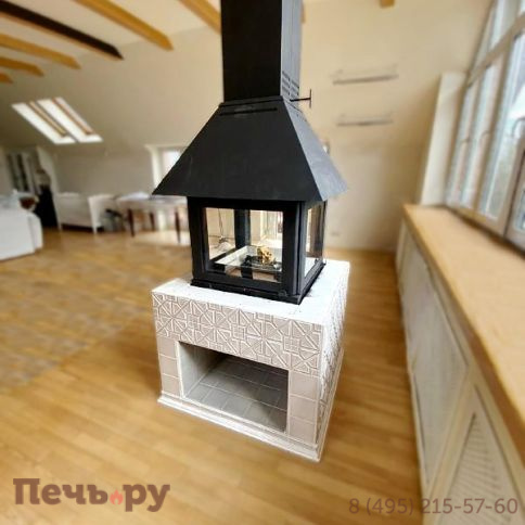 Камин ЭкоКамин островной Эклипс 4D фото 4