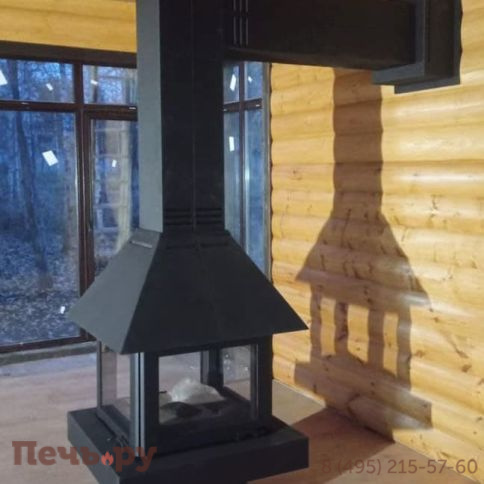 Камин ЭкоКамин островной Эклипс 4D фото 5