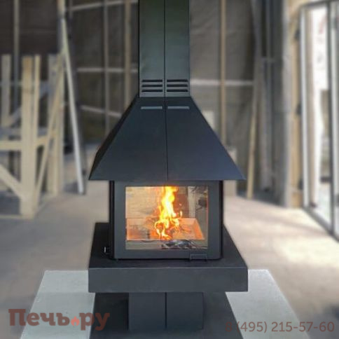 Камин ЭкоКамин островной Эклипс 4D фото 9