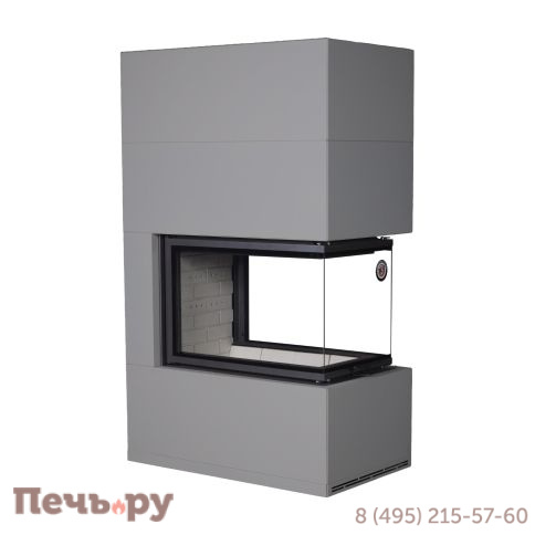 Камин ЭкоКамин Родос 900 белый шамот фото 6