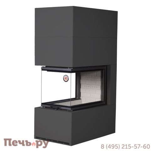 Камин ЭкоКамин Родос 900 белый шамот фото