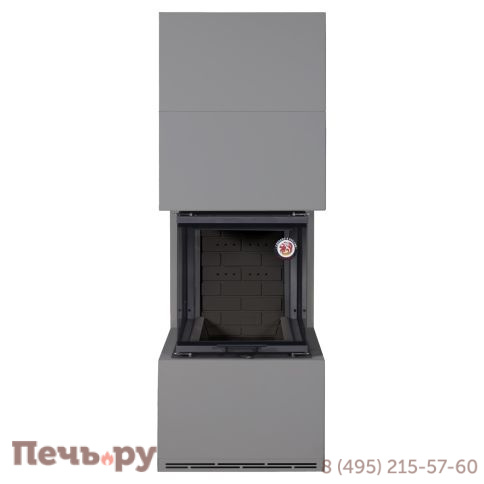 Камин ЭкоКамин Родос 900 черный шамот фото 4