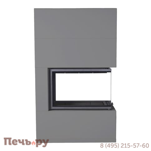 Камин ЭкоКамин Родос 900 черный шамот фото 6