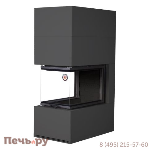 Камин ЭкоКамин Родос 900 черный шамот фото