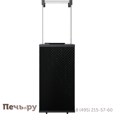 Камин газовый Kratki Patio G31/37MBAR/CZ/P - стекло, черное тиснение фото 4