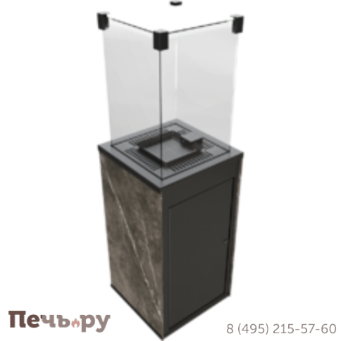 Камин газовый Kratki Patio G31/37MBAR/Q/N/P/G-Naturali Pietta Grey фото 5