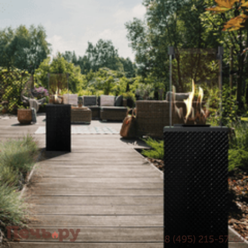 Камин газовый Kratki Patio M G31/37MBAR CZ/P стекло (ручное управление) фото 5