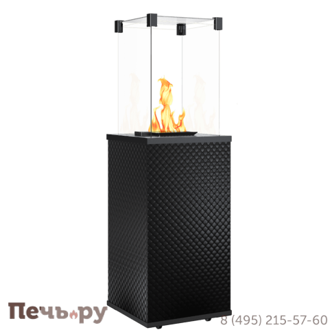 Камин газовый Kratki Patio M G31/37MBAR CZ/P стекло (ручное управление) фото