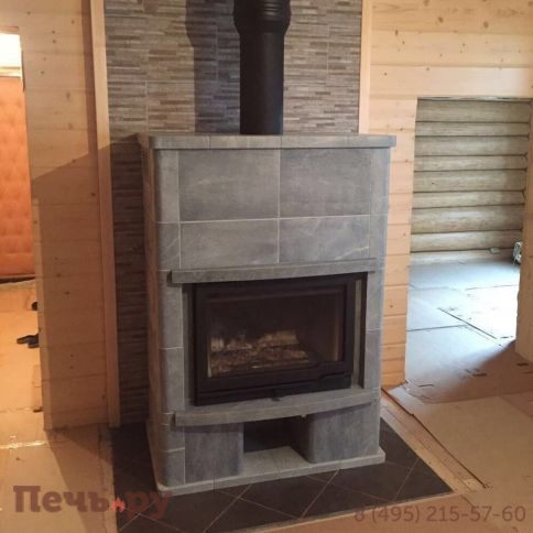 Камин накопительного типа Теплый камень FS 4 дровник+основание (цена без топки) фото 2