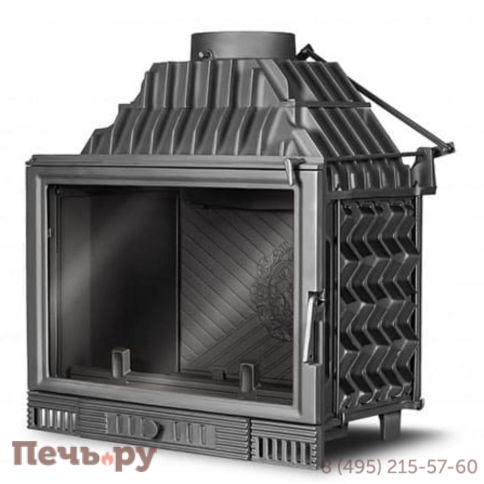 Каминная чугунная топка Kaw-Met W1 18кВт фото 5