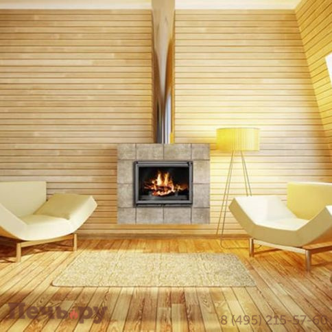 Каминная чугунная топка Kaw-Met W11 CO с водным контуром фото 2