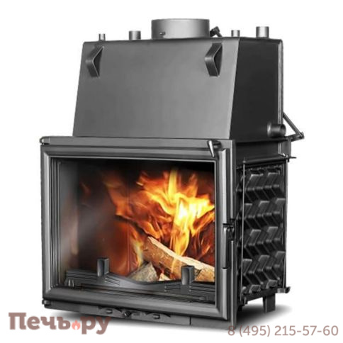Каминная чугунная топка Kaw-Met W11 CO с водным контуром фото