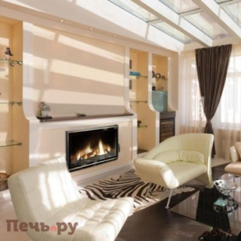 Каминная чугунная топка Kaw-Met W12 19,4 кВт фото 2