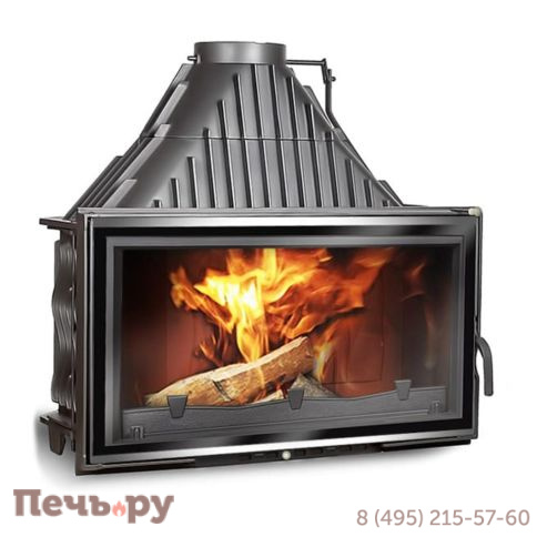 Каминная чугунная топка Kaw-Met W12 19,4 кВт фото 5