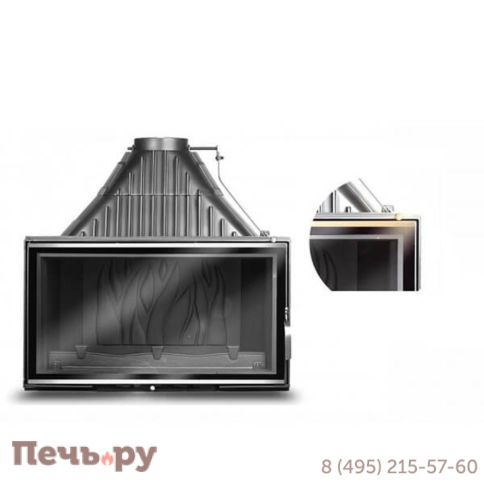 Каминная чугунная топка Kaw-Met W12 19,4 кВт фото 8