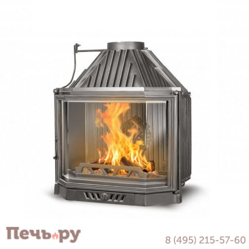 Каминная чугунная топка Kaw-Met W5 призма фото