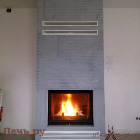 Каминная чугунная топка Kaw-Met W8 17,5 кВт Eko фото 3