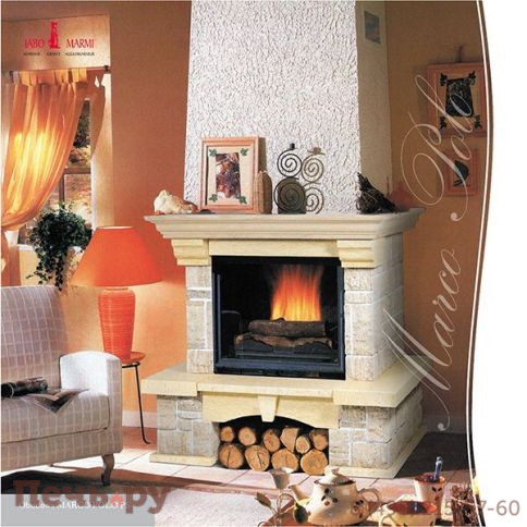 Каминная облицовка Bella Italia Marco Polo 700 пристенная фото 2