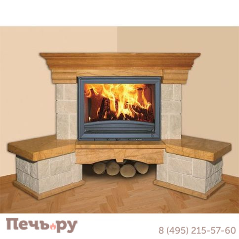 Каминная облицовка Bella Italia Marco Polo 800 угловая фото